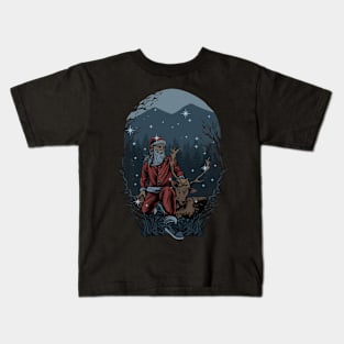 Deer Santa Kids T-Shirt